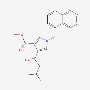 Methyl 4-(3-methyl-1-oxobutyl)-1-(1-naphthalenylmethyl)-1H-pyrrole-3-carboxylate