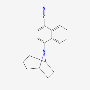 4-(8-Azabicyclo[3.2.1]oct-8-yl)naphthalene-1-carbonitrile