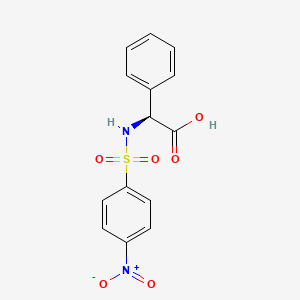 (s)-(4-Nitro-benzenesulfonylamino)-phenyl-acetic acid