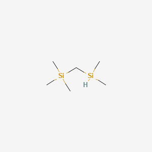 molecular formula C6H18Si2 B8519157 (Trimethylsilylmethyl)dimethylsilane 