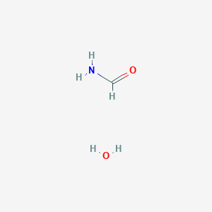 molecular formula CH5NO2 B8519257 Formamide water CAS No. 56827-75-9