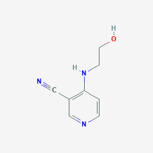 molecular formula C8H9N3O B8519360 4-(2-Hydroxy-ethylamino)-nicotinonitrile 
