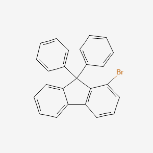 molecular formula C25H17Br B8519452 1-Bromo-9,9-diphenyl-9H-fluorene CAS No. 1547491-72-4