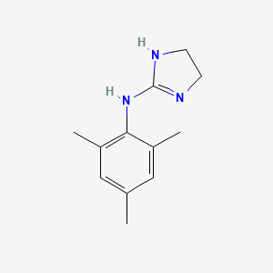 molecular formula C12H17N3 B8519589 N-(2,4,6-trimethylphenyl)-4,5-dihydro-1H-imidazol-2-amine CAS No. 4201-40-5