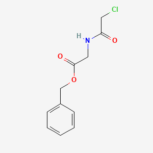 molecular formula C11H12ClNO3 B8519727 N-(chloroacetyl)-glycine benzyl ester 