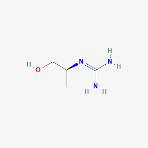 molecular formula C4H11N3O B8519815 (S)-1-(1-hydroxypropan-2-yl)guanidine 