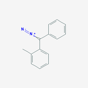 molecular formula C14H12N2 B8519928 Benzene, 1-(diazophenylmethyl)-2-methyl- CAS No. 52506-26-0