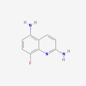 2,5-Diamino-8-fluoroquinoline