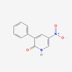molecular formula C11H8N2O3 B8519963 5-Nitro-3-phenylpyridin-2-ol 