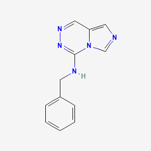 4-Benzylaminoimidazo[1,5-d]-as-triazine