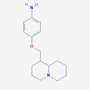 4-(Octahydro-quinolizin-1-ylmethoxy)-phenylamine