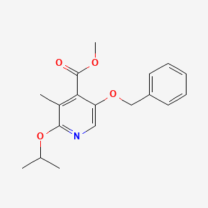 Methyl 5-(benzyloxy)-3-methyl-2-(propan-2-yloxy)pyridine-4-carboxylate