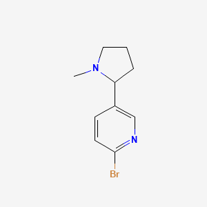 2-Bromo-5-(1-methylpyrrolidin-2-yl)pyridine