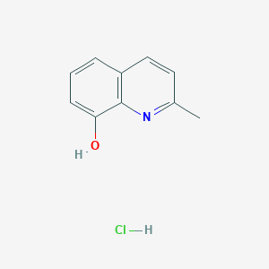 molecular formula C10H10ClNO B085201 8-Quinolinol, 2-methyl-, hydrochloride CAS No. 10352-27-9