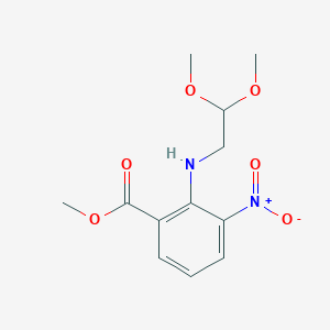 Methyl 2-(2,2-dimethoxyethylamino)-3-nitrobenzoate