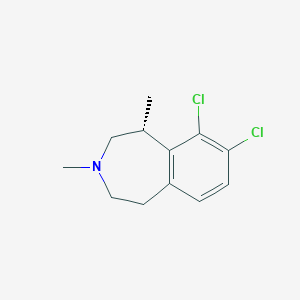 (1R)-8,9-Dichloro-1,3-dimethyl-2,3,4,5-tetrahydro-1H-3-benzazepine