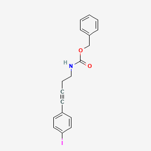 Benzyl [4-(4-iodophenyl)but-3-yn-1-yl]carbamate