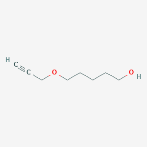 molecular formula C8H14O2 B8520192 5-(2-Propynyloxy)pentanol 