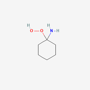 molecular formula C6H13NO2 B8520232 1-Aminocyclohexyl hydroperoxide 