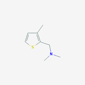 molecular formula C8H13NS B8520280 2-(Dimethylamino)methyl-3-methylthiophene 
