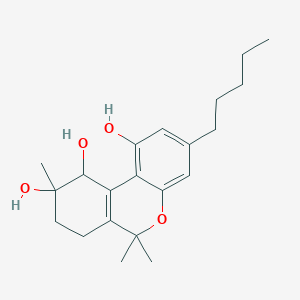 molecular formula C21H30O4 B085204 Cannabitriol CAS No. 11003-36-4