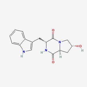 (3R,7R,8aS)-7-hydroxy-3-(1H-indol-3-ylmethyl)-hexahydropyrrolo[1,2-a]pyrazine-1,4-dione