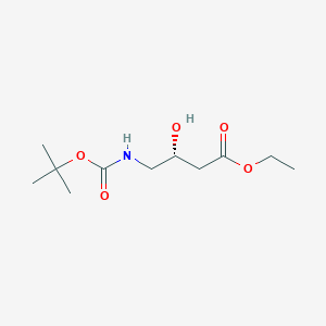 Ethyl (R)-4-t-Butoxycarbonylamino-3-Hydroxybutyrate
