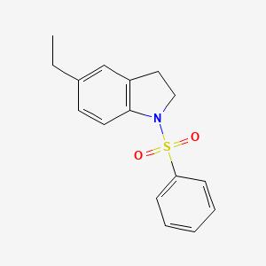 5-Ethyl-1-(phenylsulfonyl)indoline