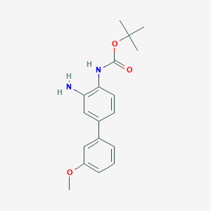 Carbamic acid,(3-amino-3'-methoxy[1,1'-biphenyl]-4-yl)-,1,1-dimethylethyl ester
