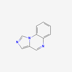molecular formula C10H7N3 B8520501 Imidazo[1,5-a]quinoxaline 