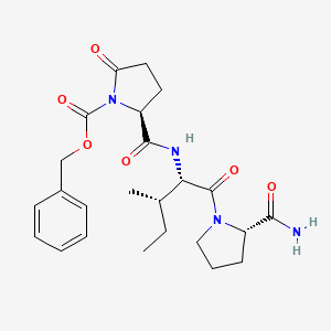 1-[(Benzyloxy)carbonyl]-5-oxo-L-prolyl-L-isoleucyl-L-prolinamide