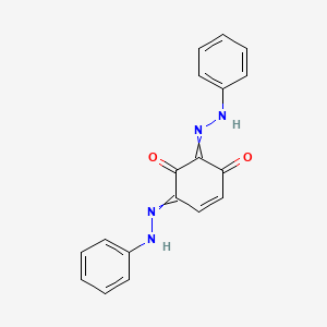 molecular formula C18H14N4O2 B8520842 2,4-Bis(phenylazo) resorcinol 