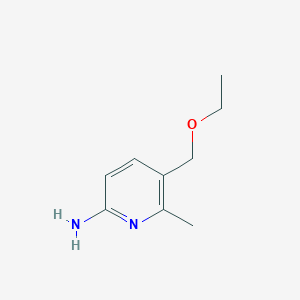 molecular formula C9H14N2O B8520896 5-Ethoxymethyl-6-methyl-pyridin-2-ylamine 