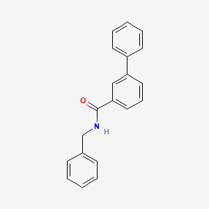 molecular formula C20H17NO B8520922 N-benzyl 3-phenylbenzamide 
