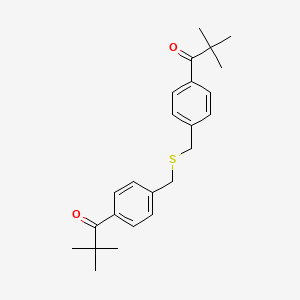 B8520932 1,1'-[Sulfanediylbis(methylene-4,1-phenylene)]bis(2,2-dimethylpropan-1-one) CAS No. 63290-12-0