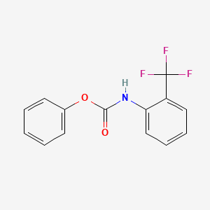 molecular formula C14H10F3NO2 B8520957 Phenyl (2-trifluoromethylphenyl)carbamate 