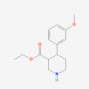 Ethyl 4-(3-methoxyphenyl)piperidine-3-carboxylate