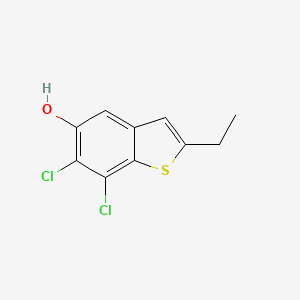 6,7-Dichloro-2-ethyl-5-hydroxybenzo[b]thiophene