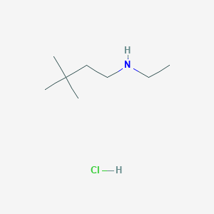 N-Ethyl-3,3-dimethylbutan-1-amine hydrochloride