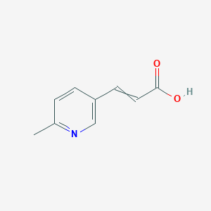 molecular formula C9H9NO2 B8521059 3-(6-Methyl-3-pyridyl)acrylic acid 