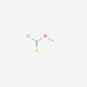 molecular formula C2H3ClOS B8521149 Methoxythiocarbonyl chloride 