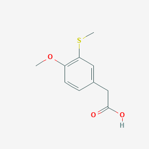 4-Methoxy-3-(methylthio)phenylacetic acid