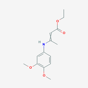 Ethyl 3-(3,4-dimethoxyanilino)but-2-enoate