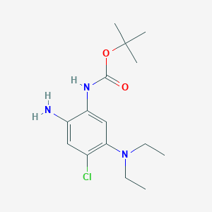 Carbamic acid,[2-amino-4-chloro-5-(diethylamino)phenyl]-,1,1-dimethylethyl ester