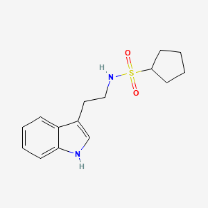 Cyclopentanesulfonic acid [2-(1H-indol-3-yl)-ethyl]-amide