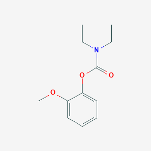 Diethylcarbamic acid 2-methoxyphenyl ester