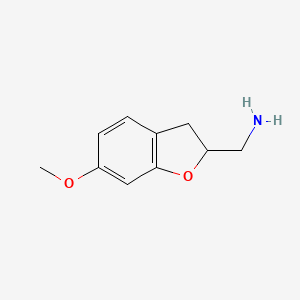 (6-Methoxy-2,3-dihydro-1-benzofuran-2-yl)methanamine