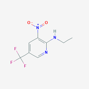 N-ethyl-(3-nitro-5-trifluoromethylpyridin-2-yl)-amine