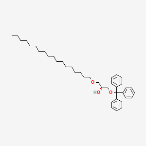 molecular formula C40H58O3 B8521272 (R)-1-octadecyl-3-trityl-glycerol CAS No. 38169-74-3