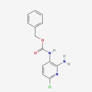 2-Amino-3-benzyloxycarbonylamino-6-chloro-pyridine